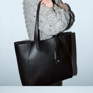 ZARA compartment tote bag